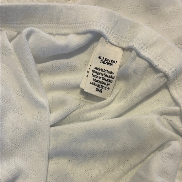 Women's White Intimate Set adjustable straps - Picture 5 of 6